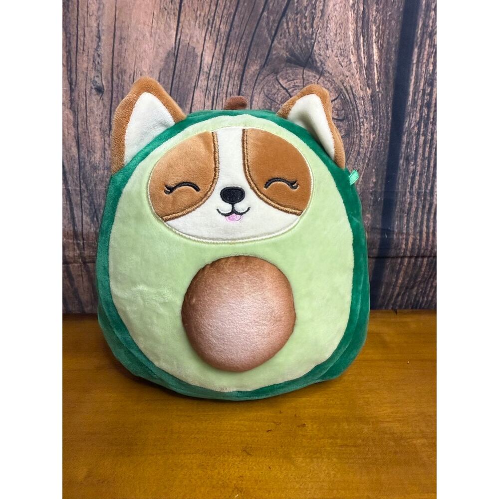 Squishmallows 7" Regina the Avocado Corgi Plush Toy Green